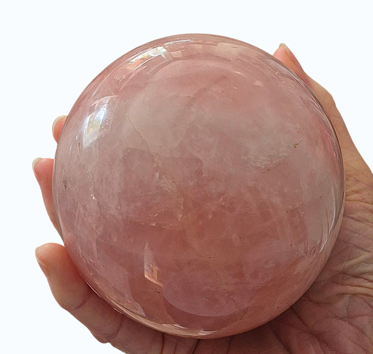 Large Rose Quartz Sphere