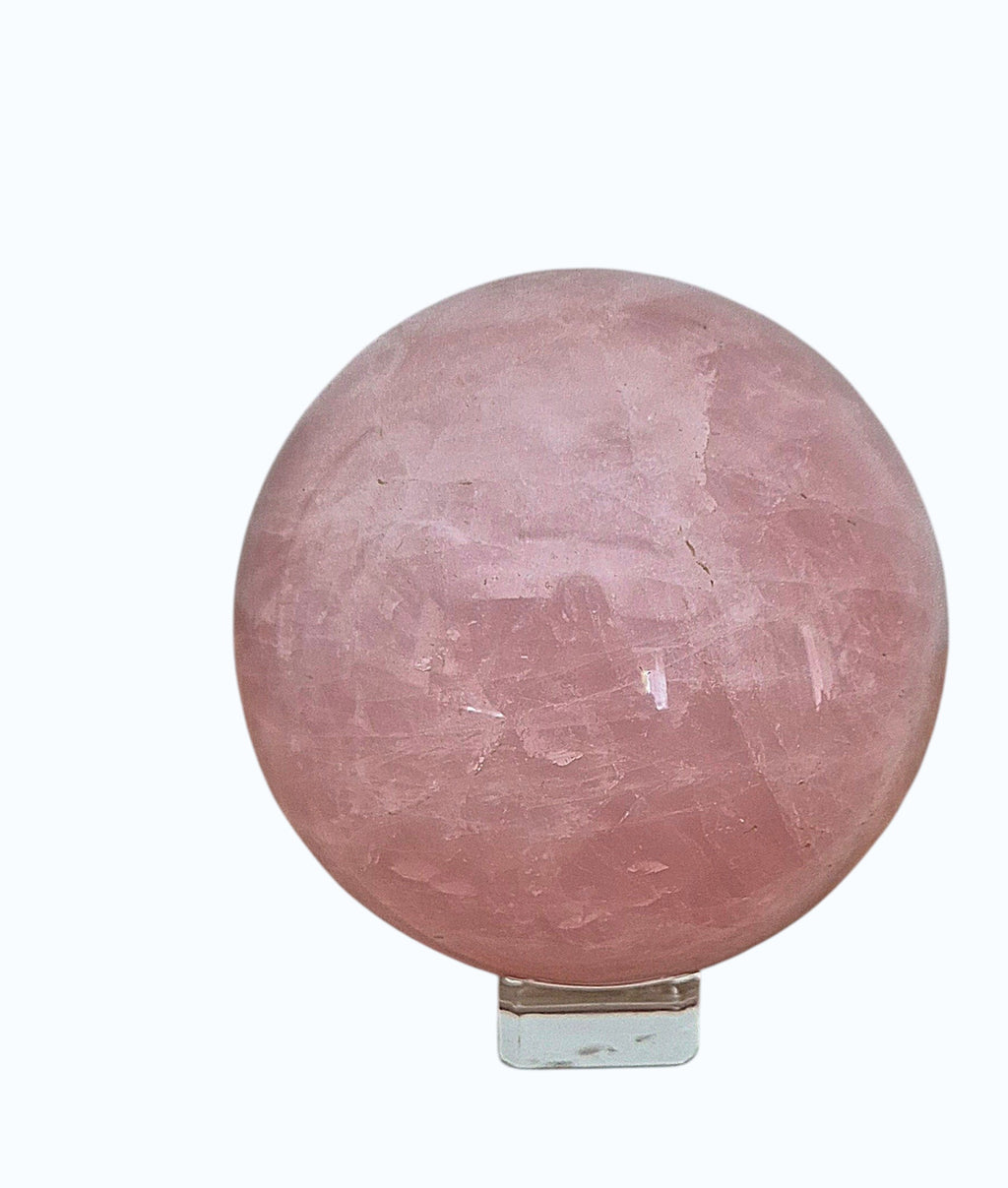 Large Rose Quartz Sphere