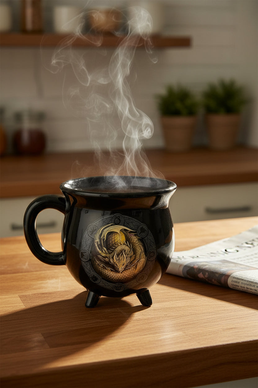 Anne Stokes Ostara Colour Changing Cauldron Mug