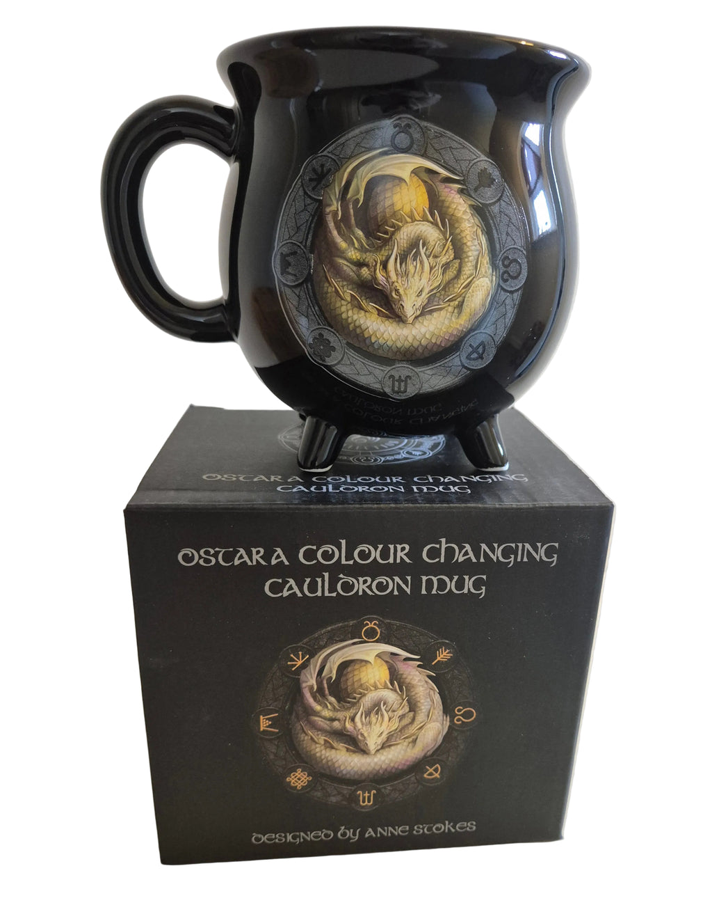 Anne Stokes Ostara Colour Changing Cauldron Mug