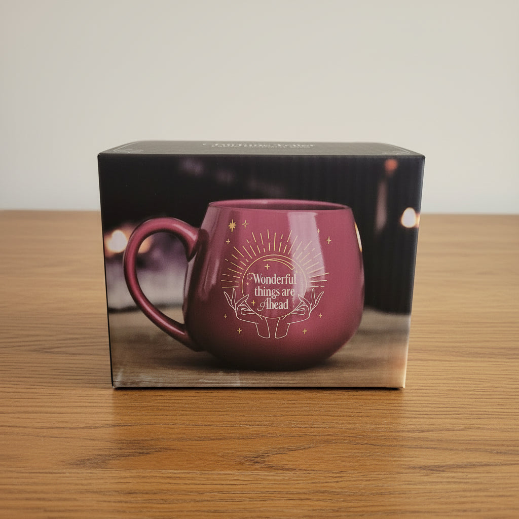 Pink Colour Changing Fortune Teller Mug