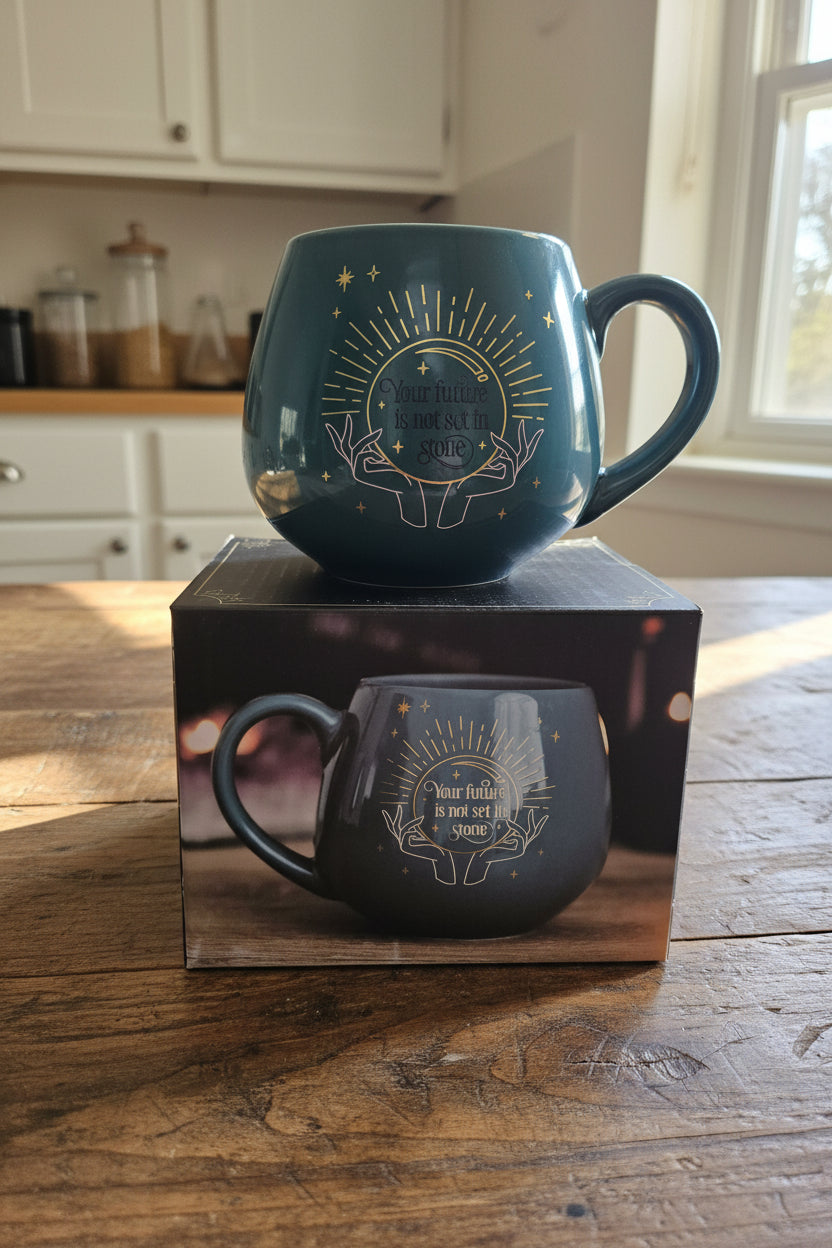 Green Colour Changing Fortune Teller Mug