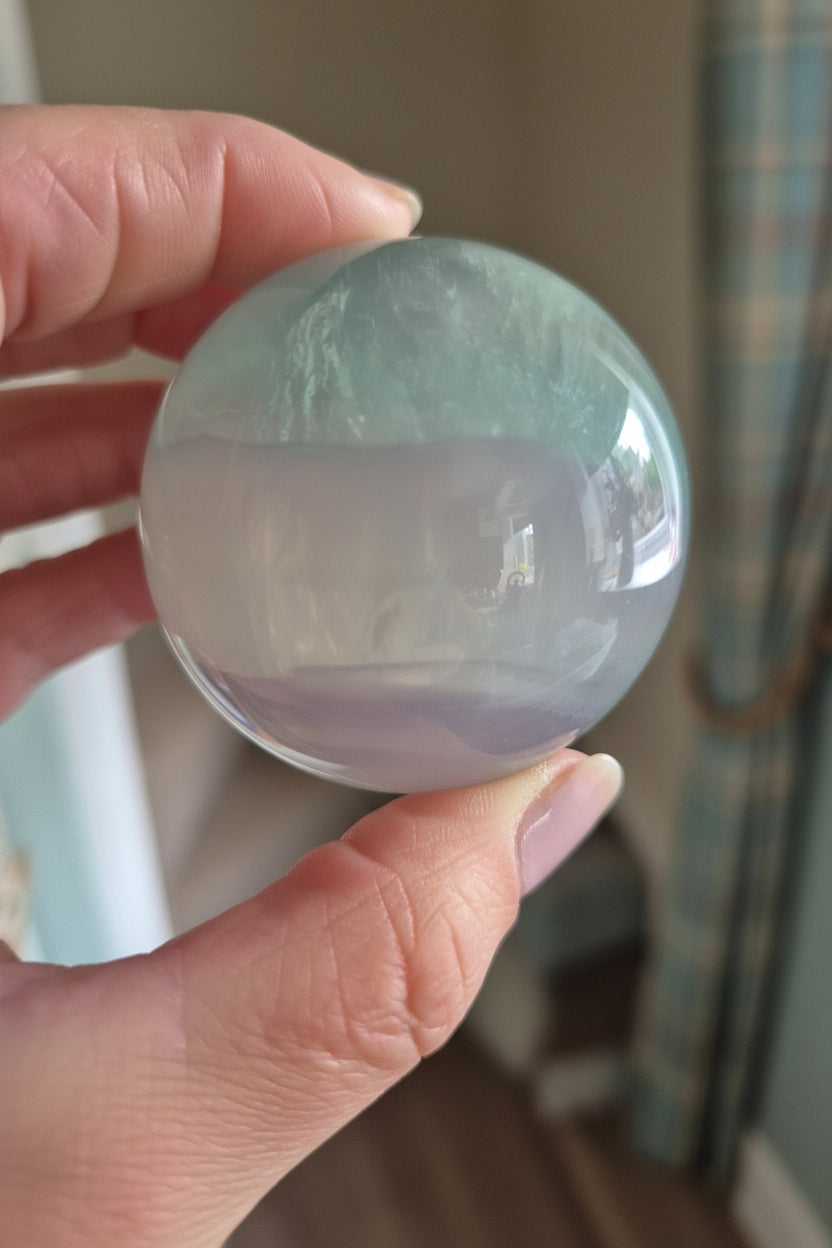 Rainbow Fluorite Sphere