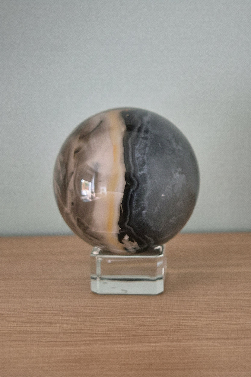 Volcano Agate Sphere