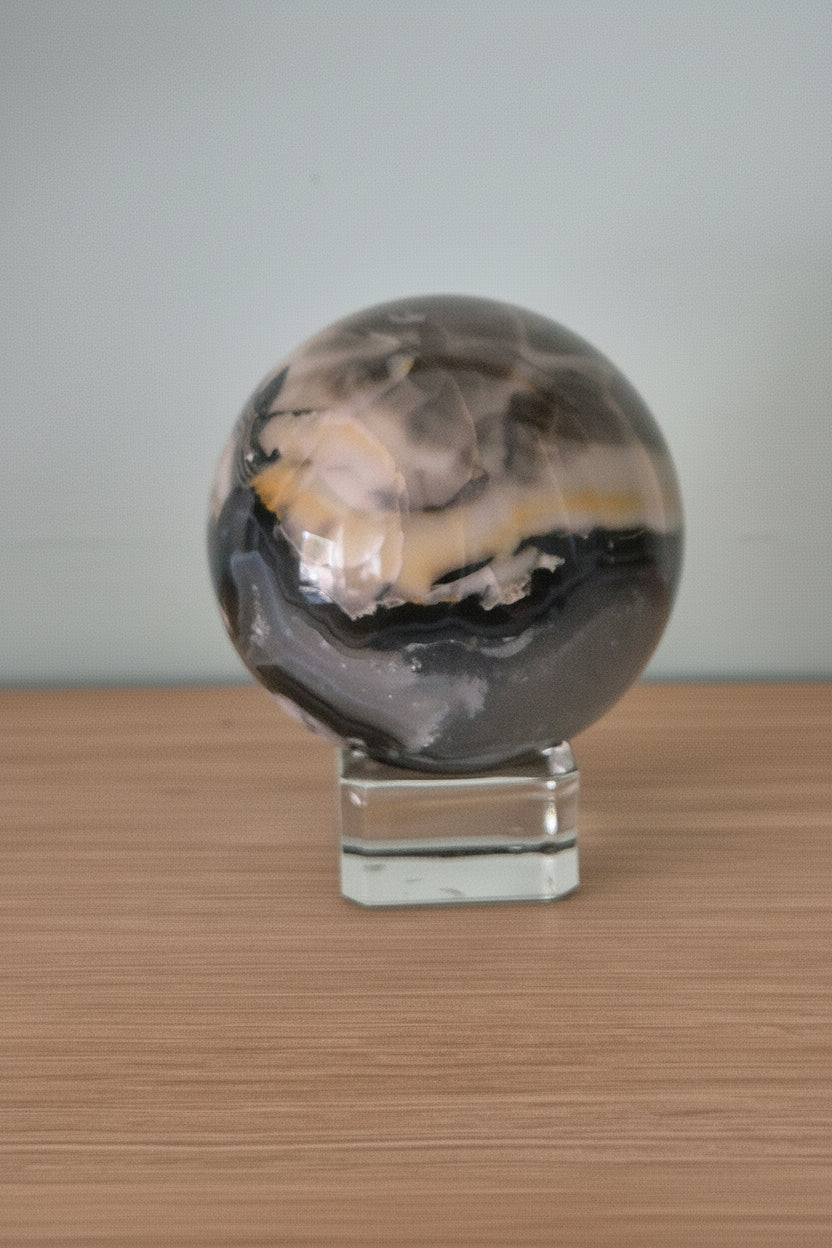 Volcano Agate Sphere