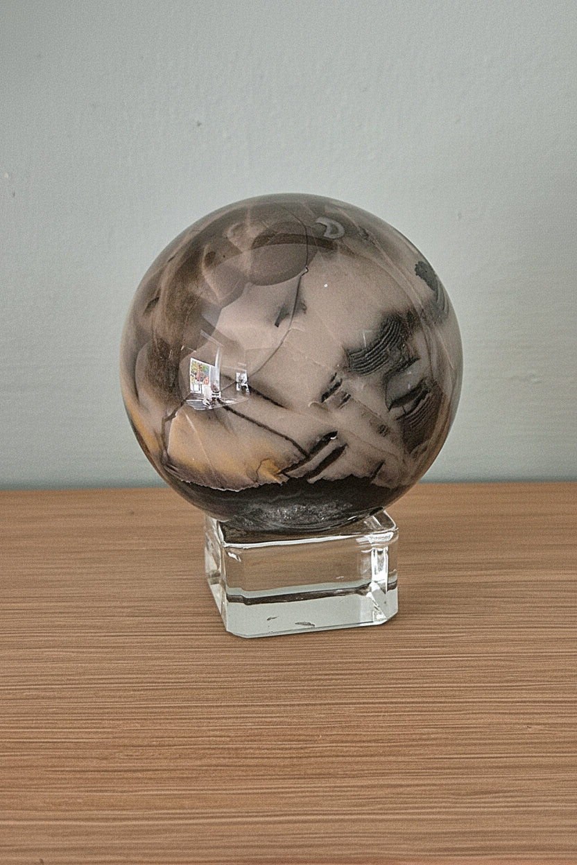 Volcano Agate Sphere