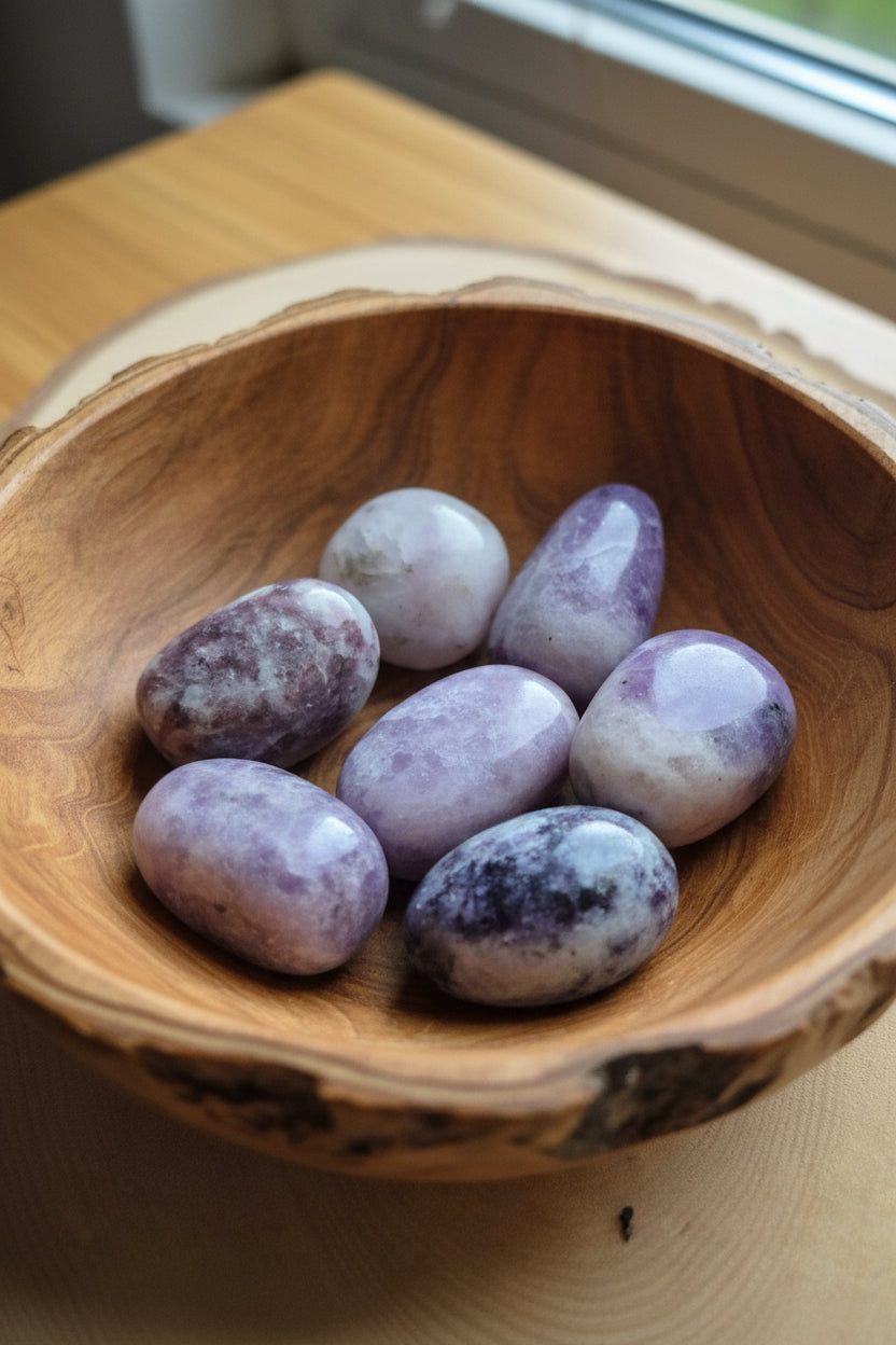 Lepidolite Tumble Stones