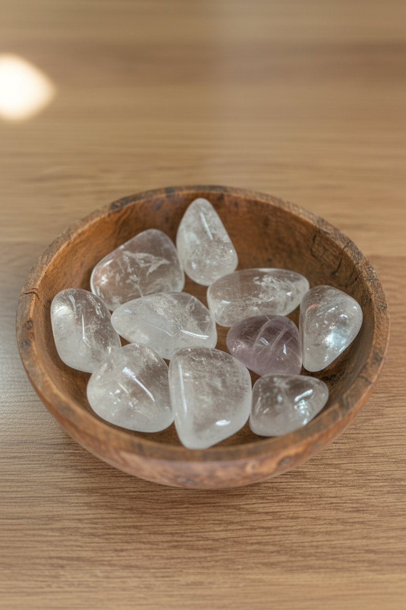 Clear Quartz Tumble Stones