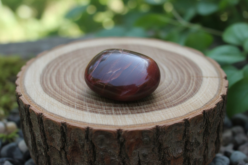 Ancient Fossilised Wood Palm Stone