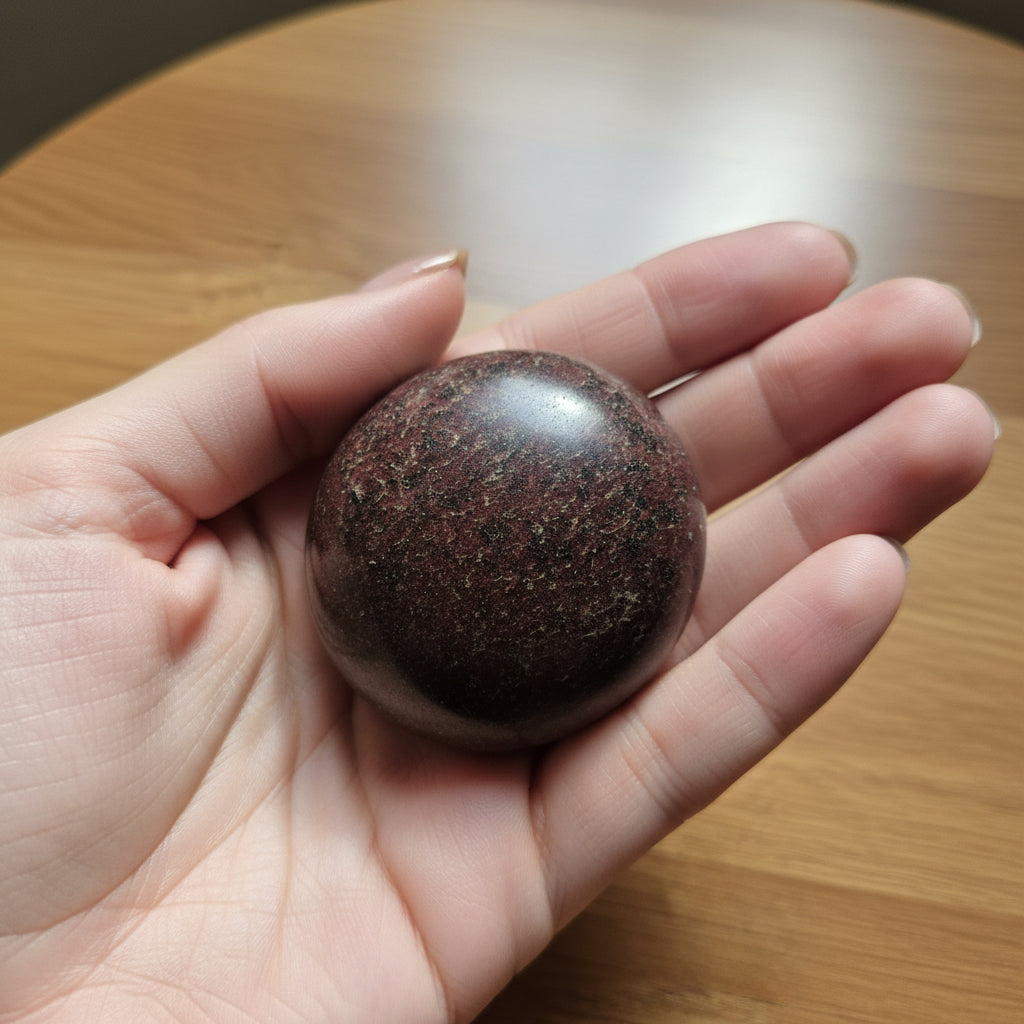 Garnet Palm Stone