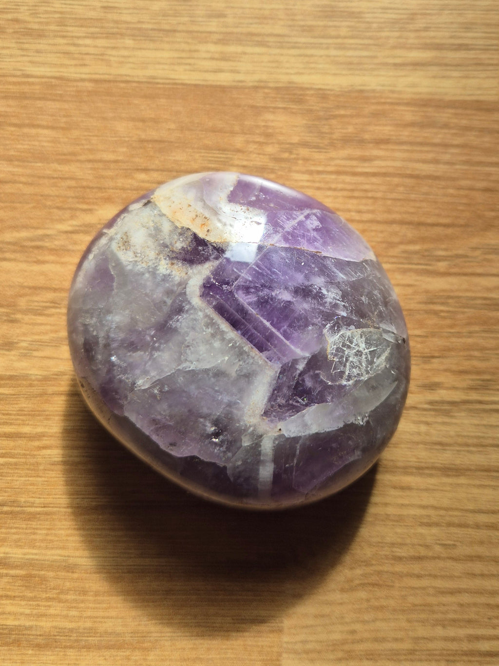 Dream Amethyst Palm Stone