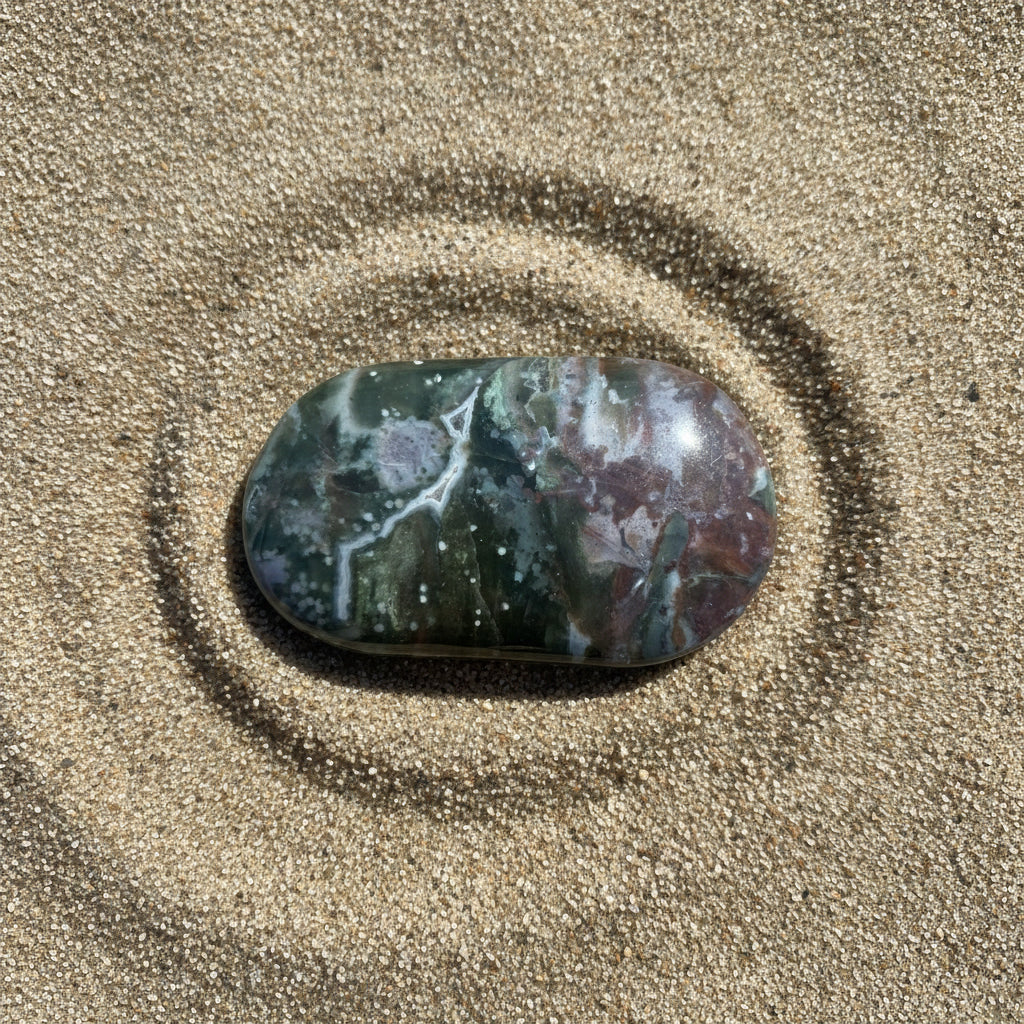 Ocean Jasper Palm Stone