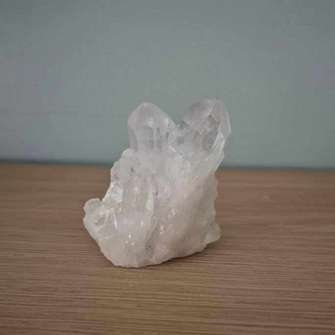 Premium High-Clarity Clear Quartz Cluster | Master Healer