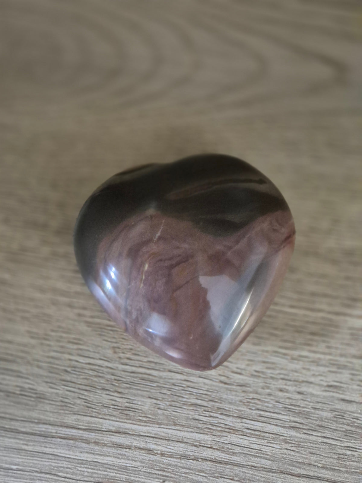 Vibrant Polychrome Jasper Polished Heart